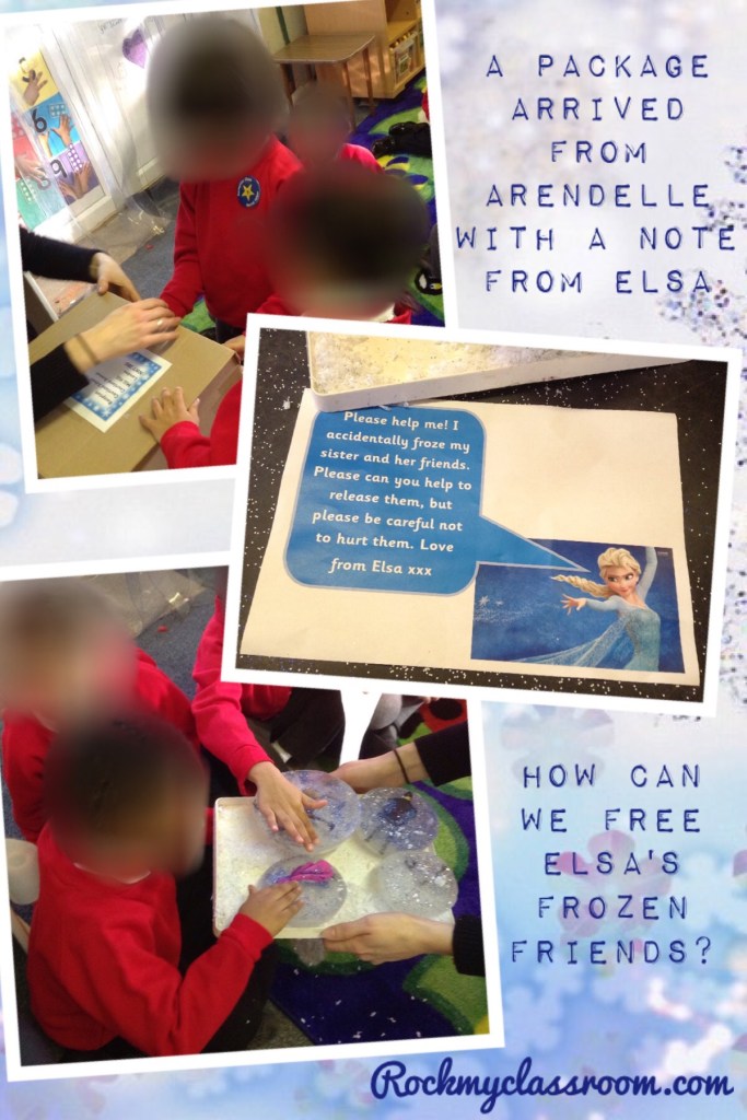 A packages arrives from Arendelle. Elsa needs the children's help. She has accidentally frozen her sister and friends 
